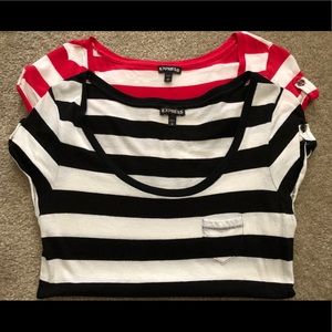 Express T-Shirt Bundle! Small Striped Shirts 👚